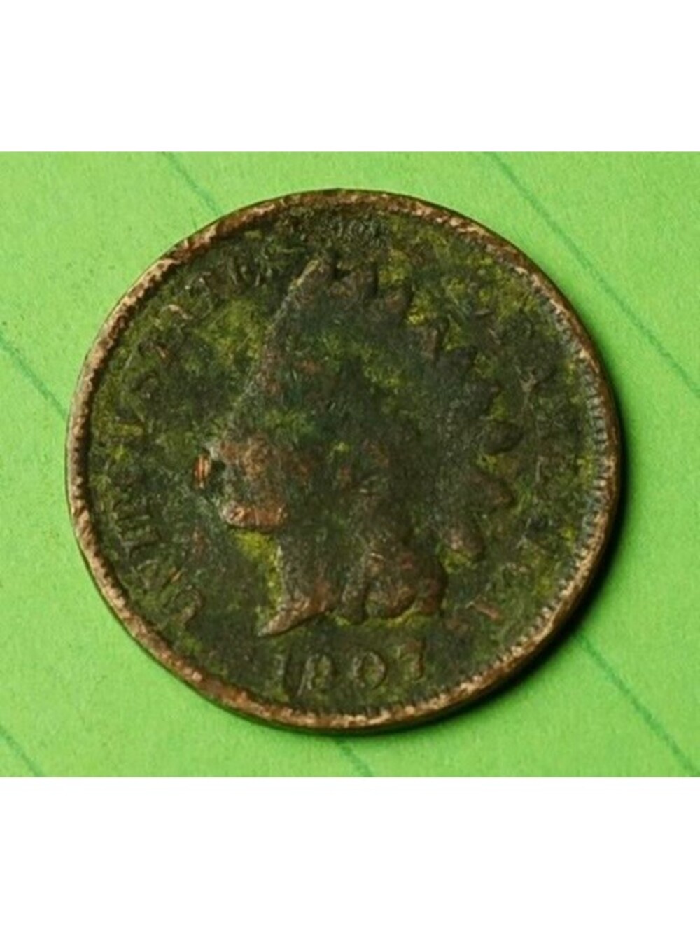 X153 1907 Indian Head Cent Penny 1c - Check Out Our eBay Store - old coin money